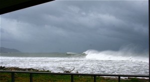 stormy ocean